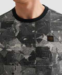 Heren T-shirt blauw
