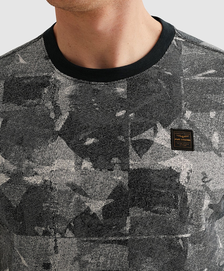 Heren T-shirt blauw