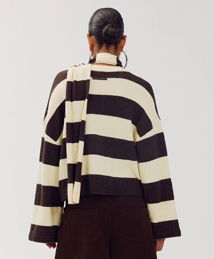 Dames vest ecru