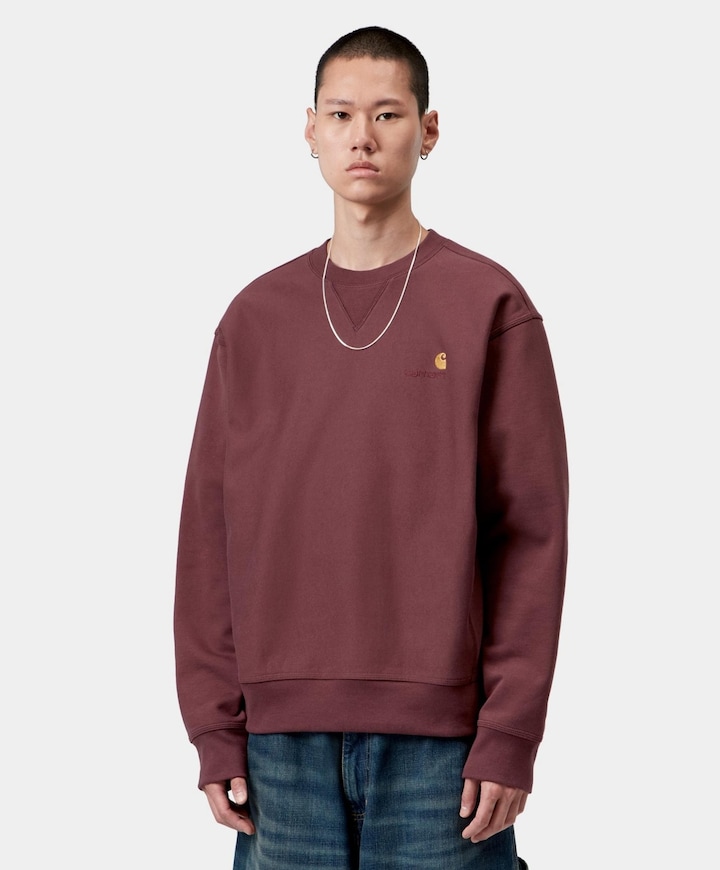 Heren sweater bordeaux