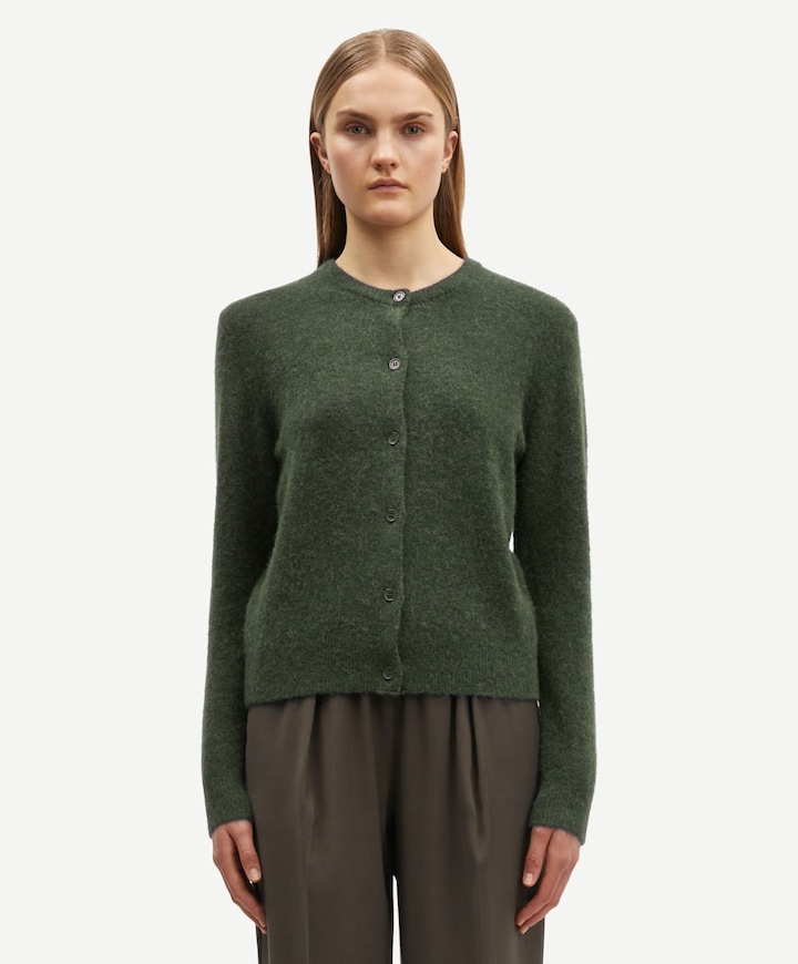 Dames vest groen