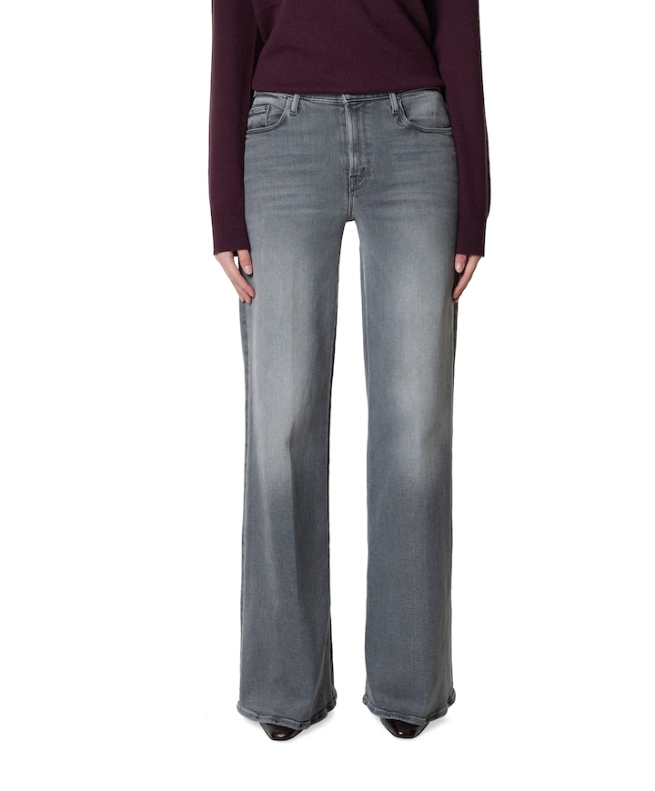 The twister heel dames jeans grijs