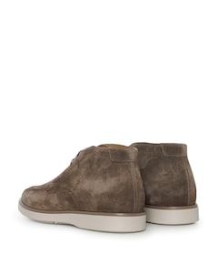 heren veterboots beige