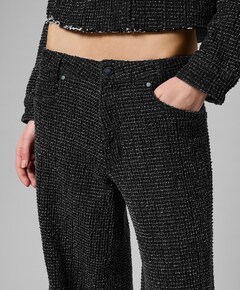 MWAmber 178 High X-Wide dames jeans zwart