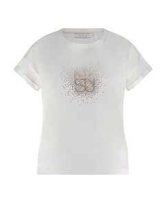 Dames t-shirt ecru