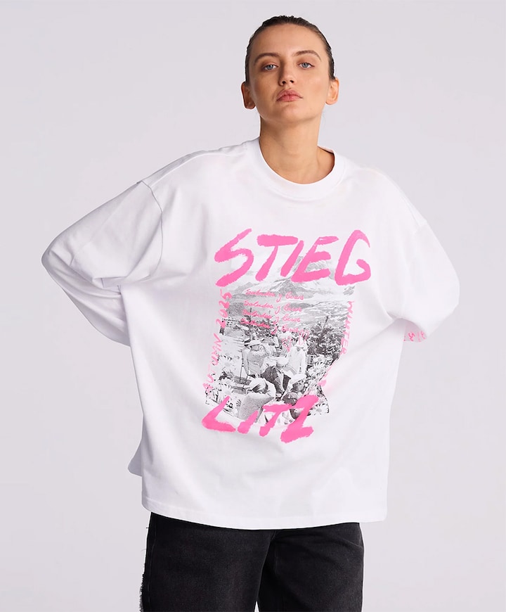 Dames longsleeve wit