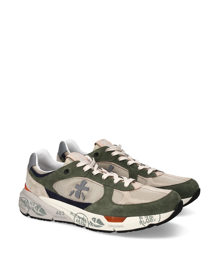 Mase25 heren sneakers groen