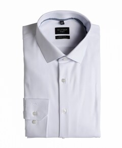 Heren overhemd extra lange mouw wit