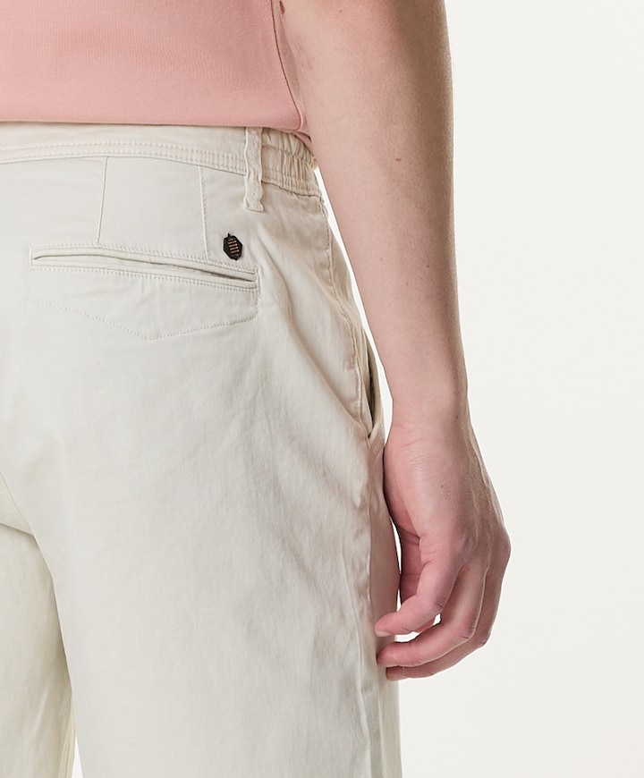 Shorts Chino Stretch heren korte broek beige