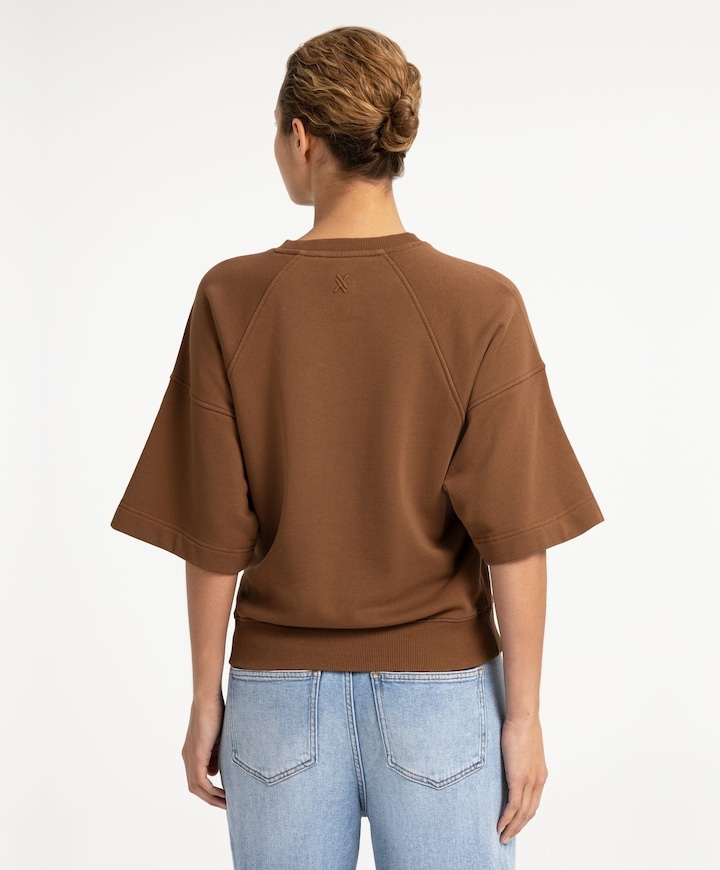 Dames sweater bruin