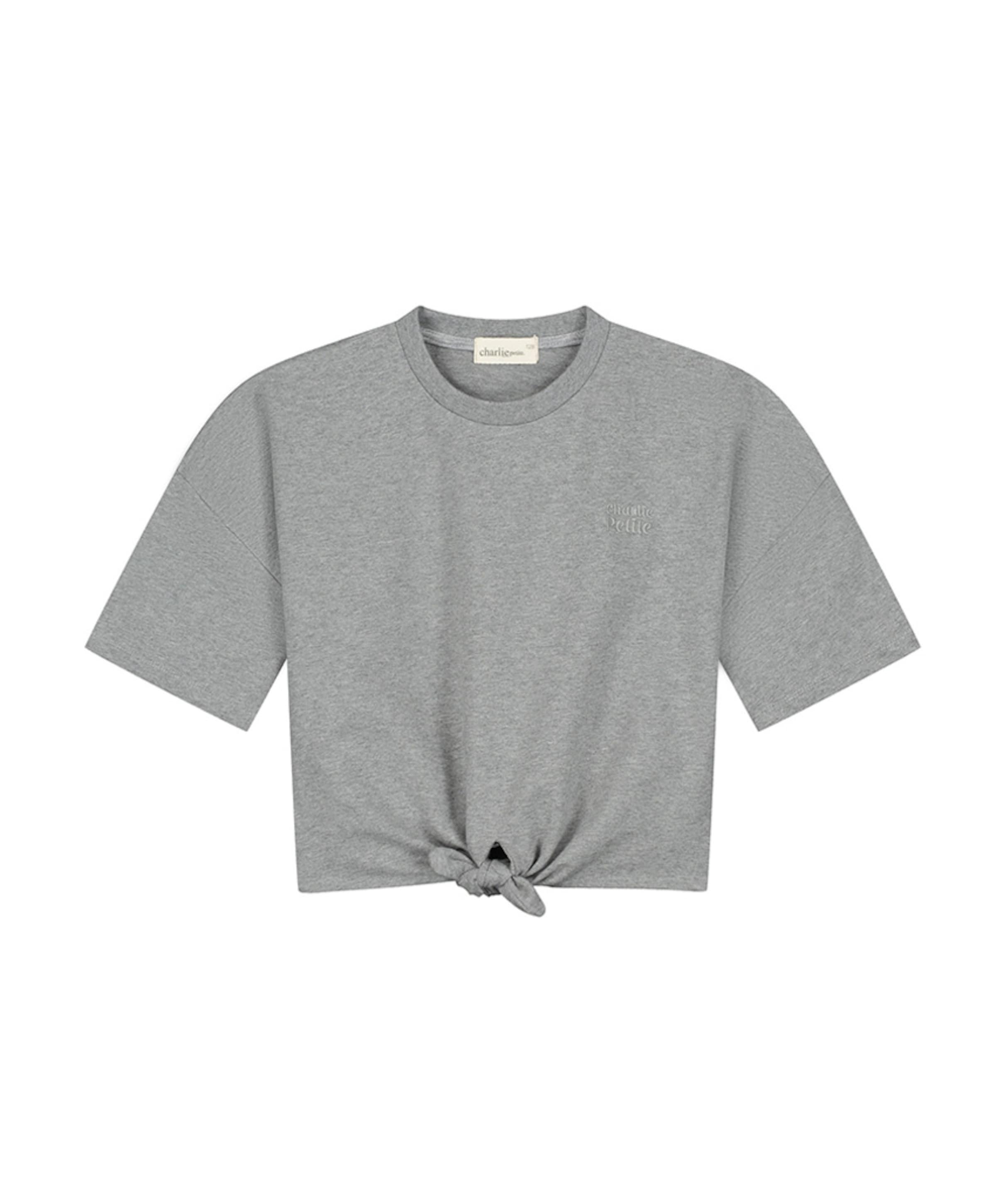Meisjes t-shirt grijs