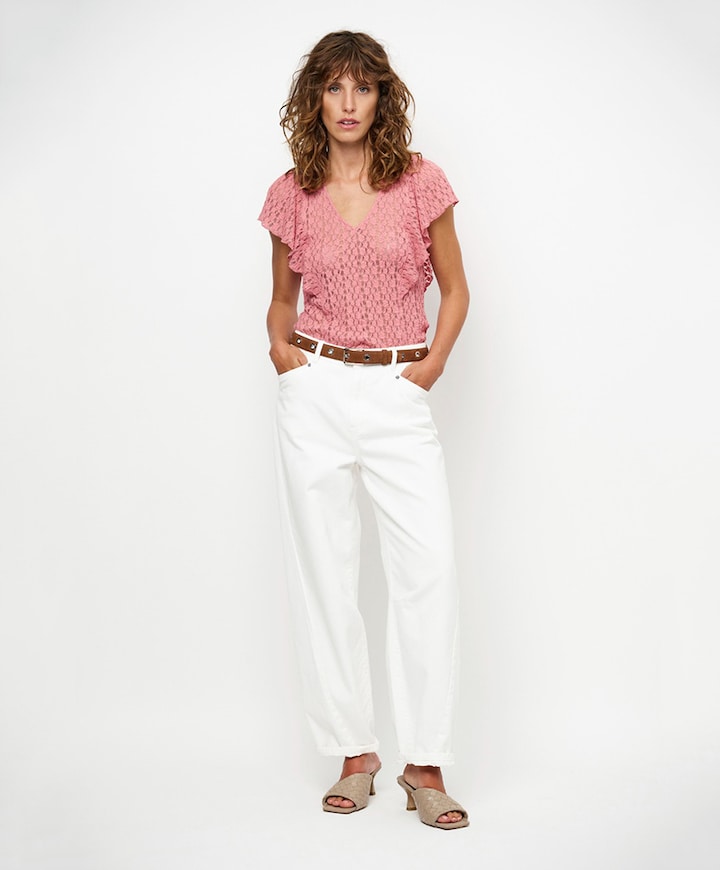 Dames top roze