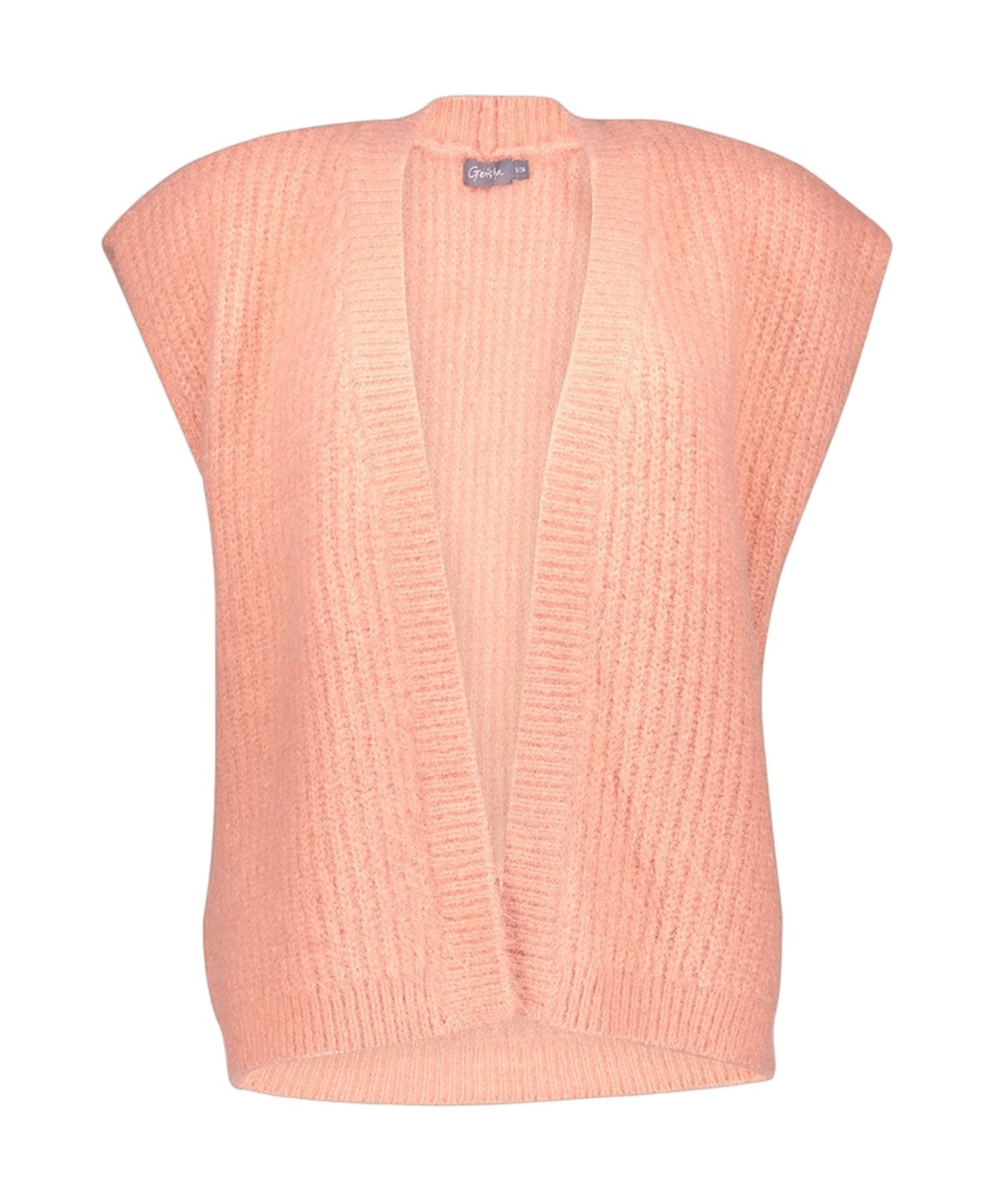Dames gilet roze