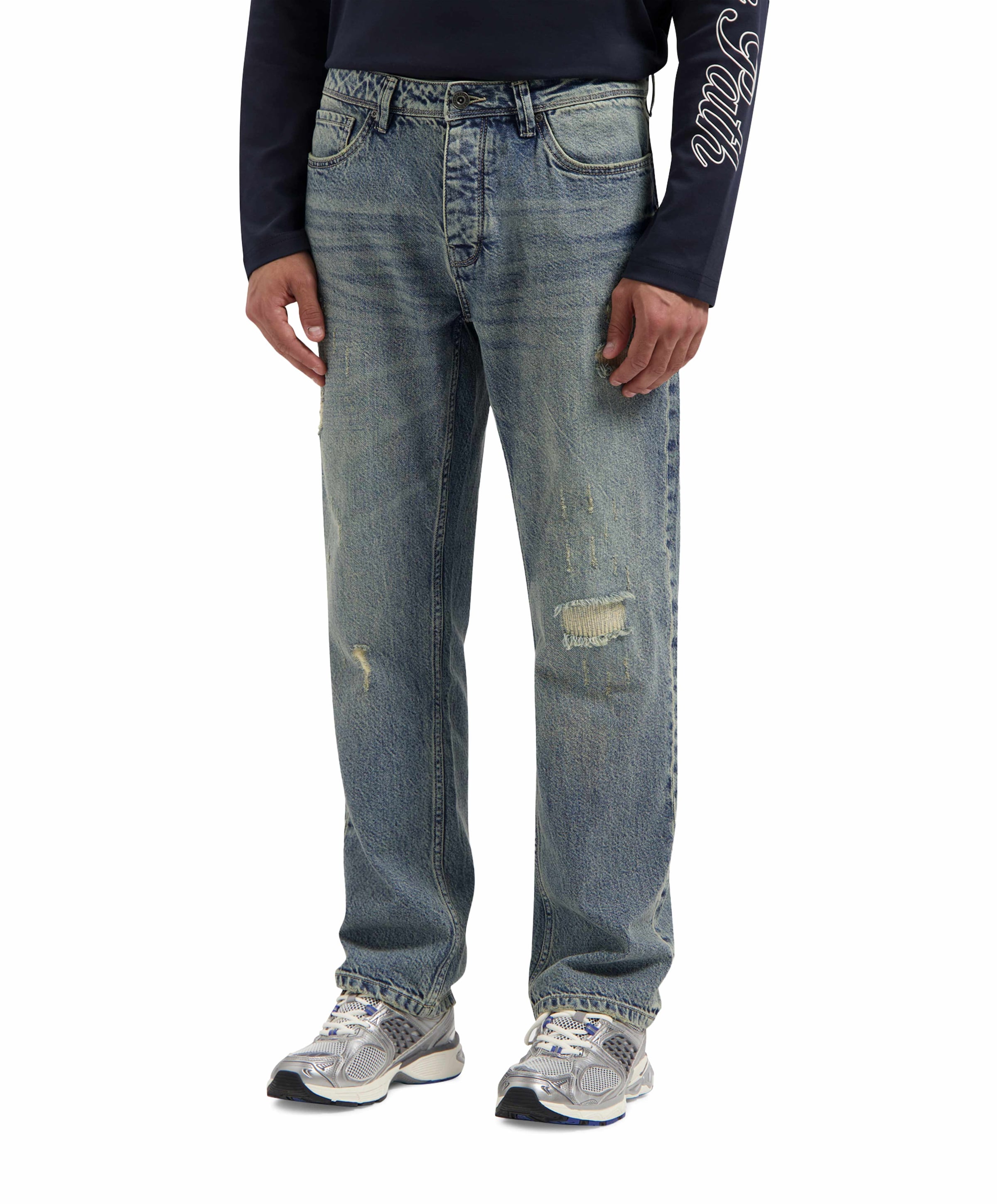 The Eric Regular Fit Jeans heren jeans blauw