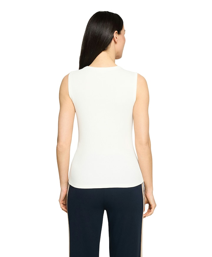 Dames top ecru