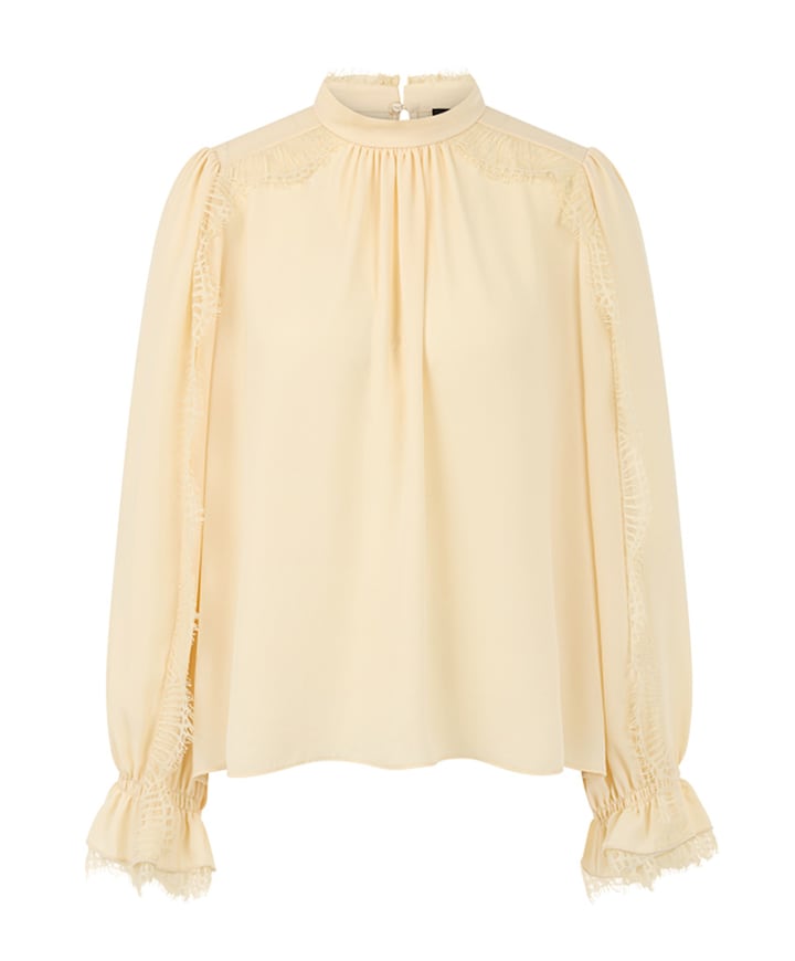 Dames blouse beige