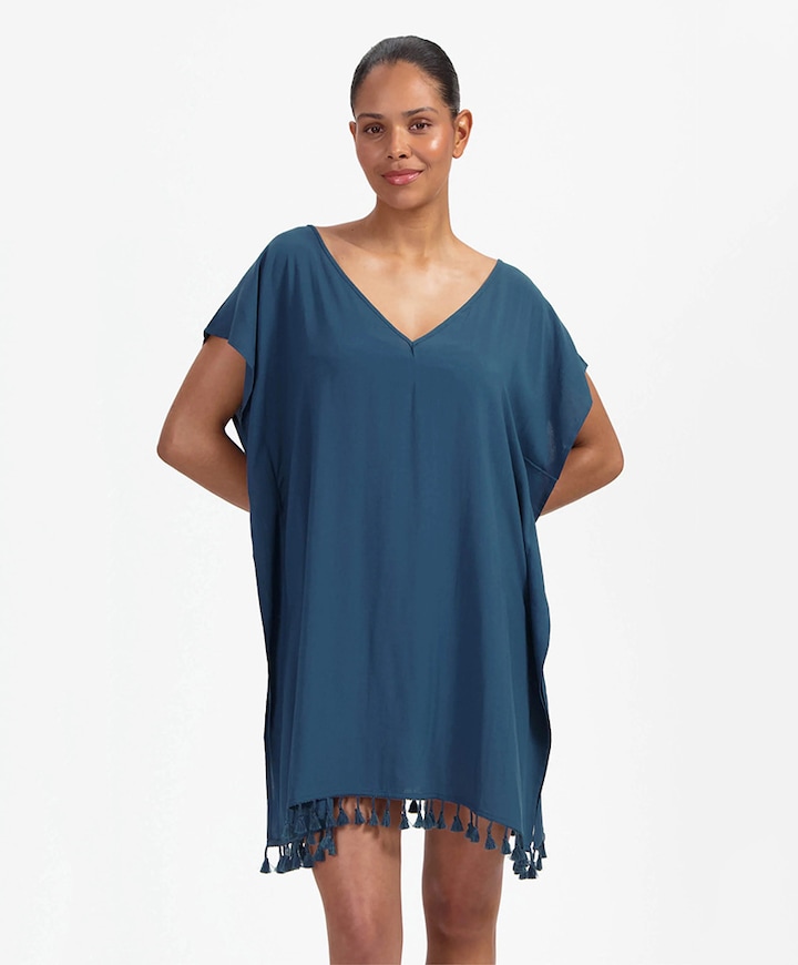 Dames jurk blauw