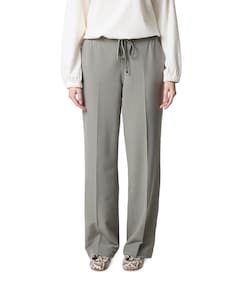 Claudette Palazzo Sidetape L33 dames broek groen