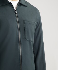 Heren overshirt blauw