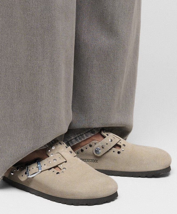 Boston Rivets dames clogs beige