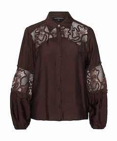 Dames blouse bruin
