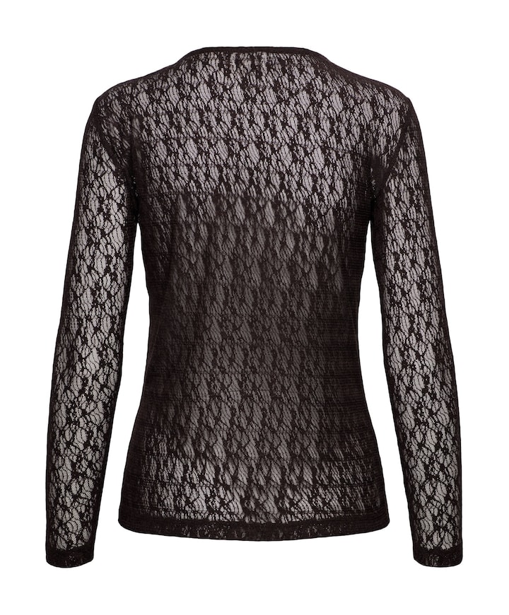 Dames top bruin