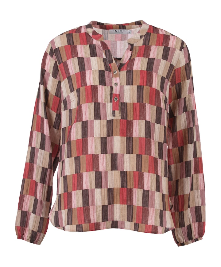 Dames blouse bordeaux