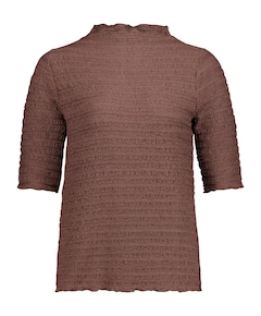 Dames T-shirt bruin