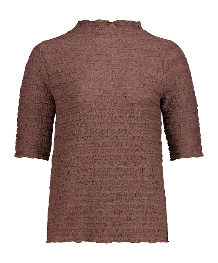 Dames T-shirt bruin