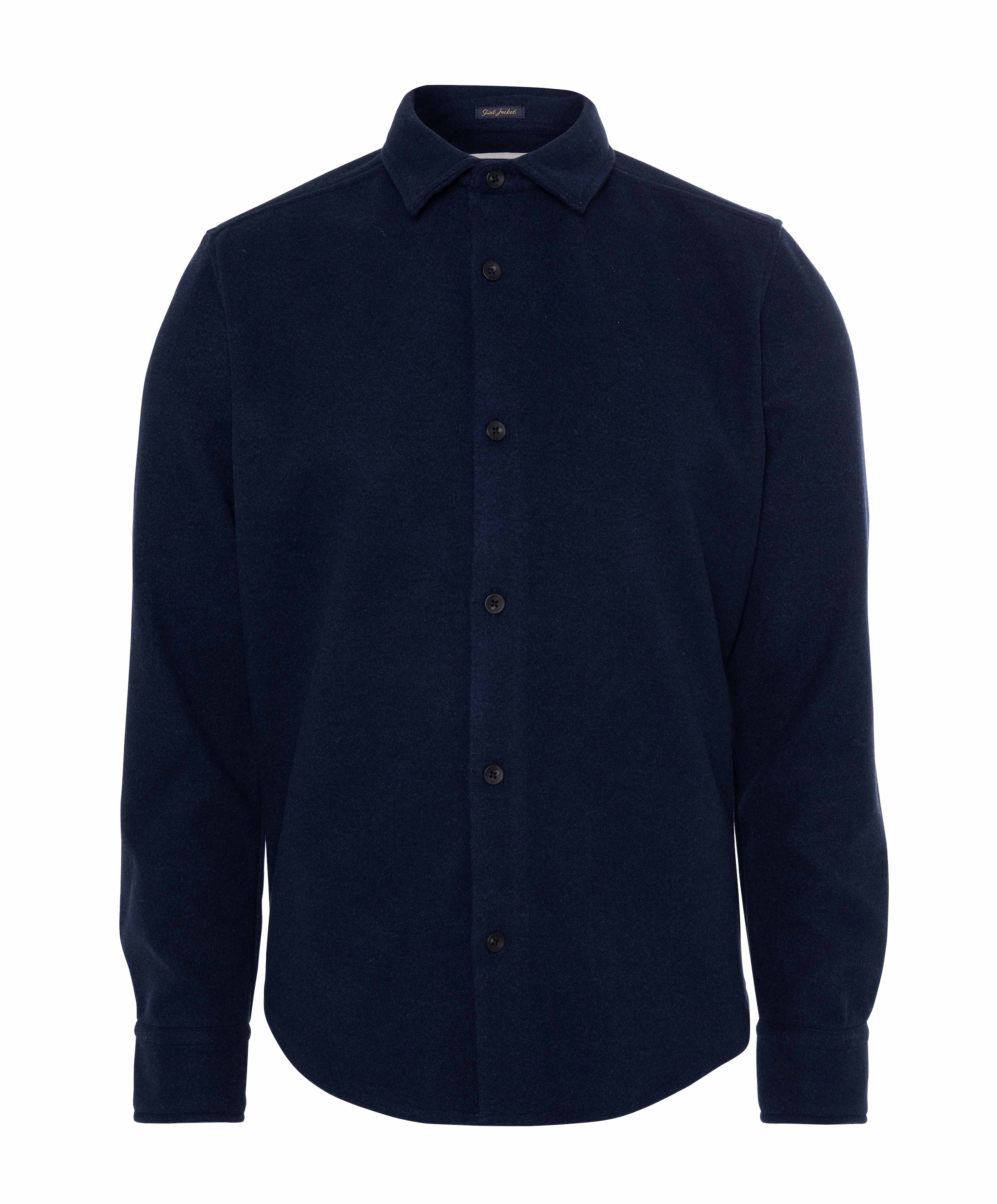 Heren overshirt blauw