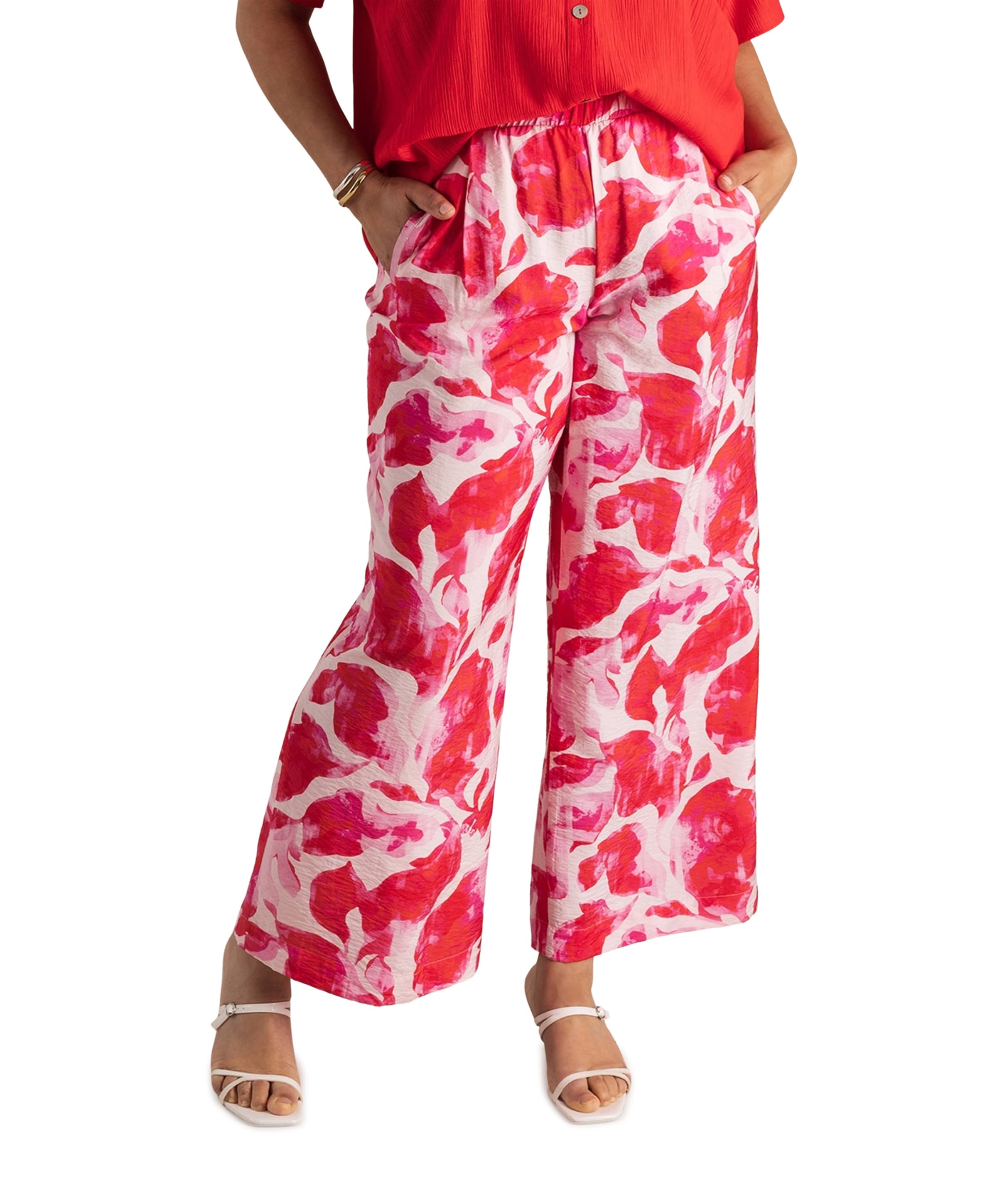 Nelle dames broek roze