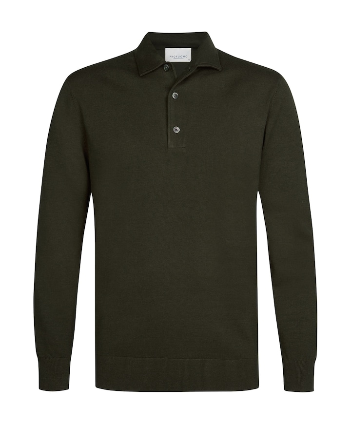 Heren polo groen