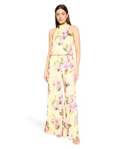 Overall Lang ohne Arm dames jumpsuit geel