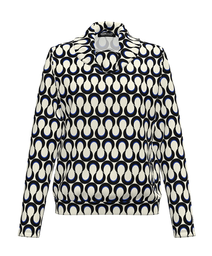 Dames longsleeve blauw