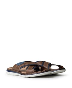 heren slippers bruin