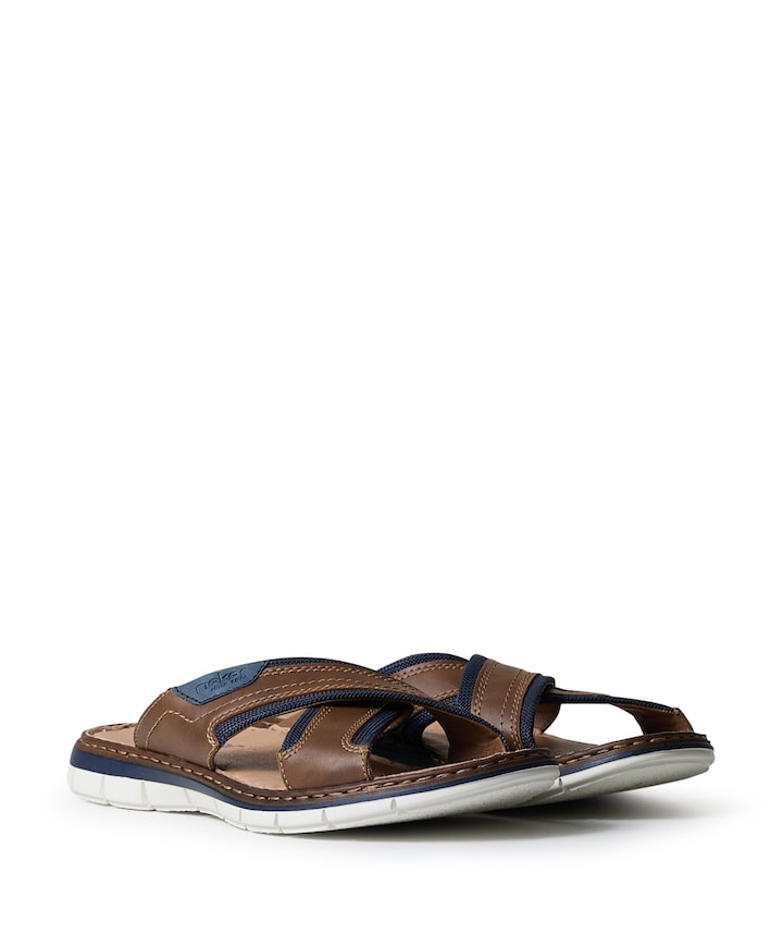 heren slippers bruin