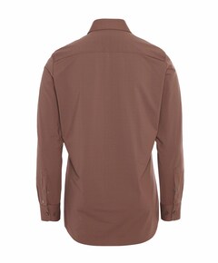 Overhemd lange mouw brique