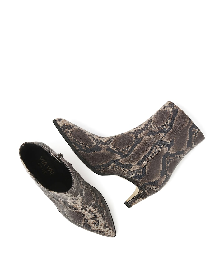 Lina Jackson dames enkellaarzen grijs