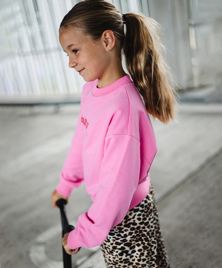Meisjes sweater roze