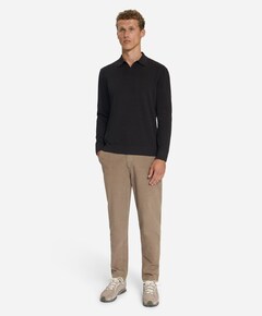 Heren polo bruin