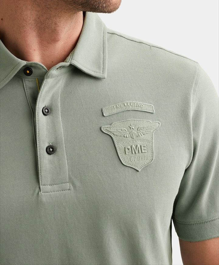 Heren polo groen