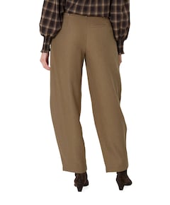 VIAGGI HW TAILORED BARREL dames pantalon beige
