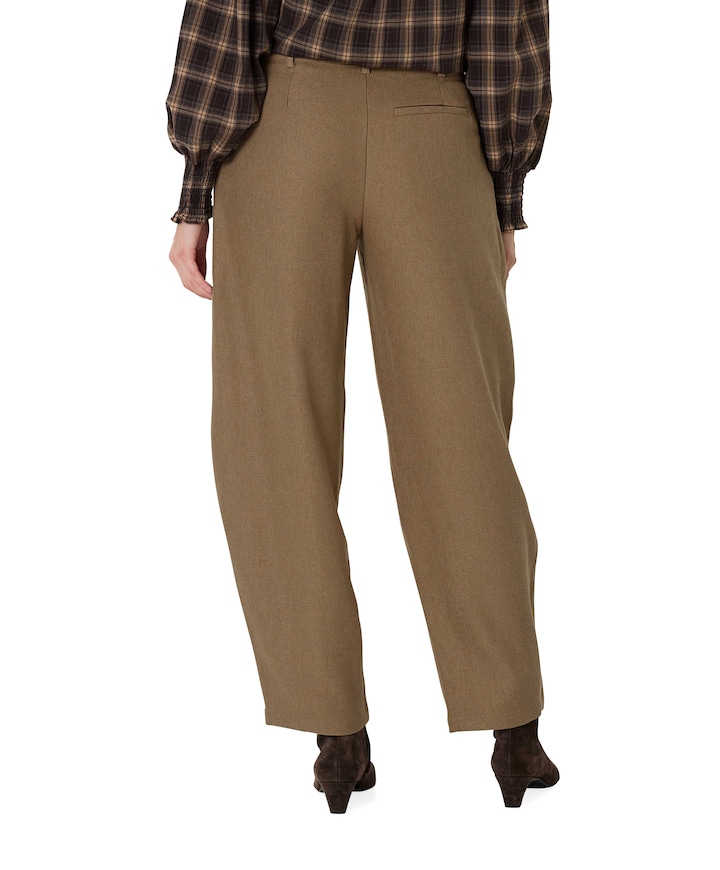 VIAGGI HW TAILORED BARREL dames pantalon beige