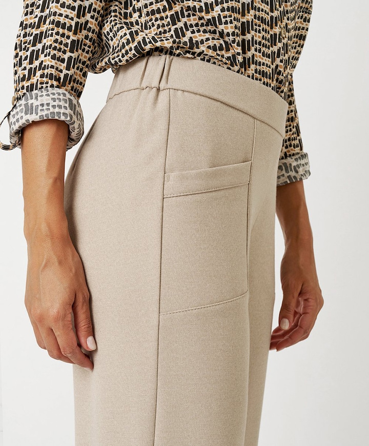 Sue Wide Chic 7/8 broek beige