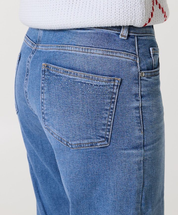 dames jeans blauw