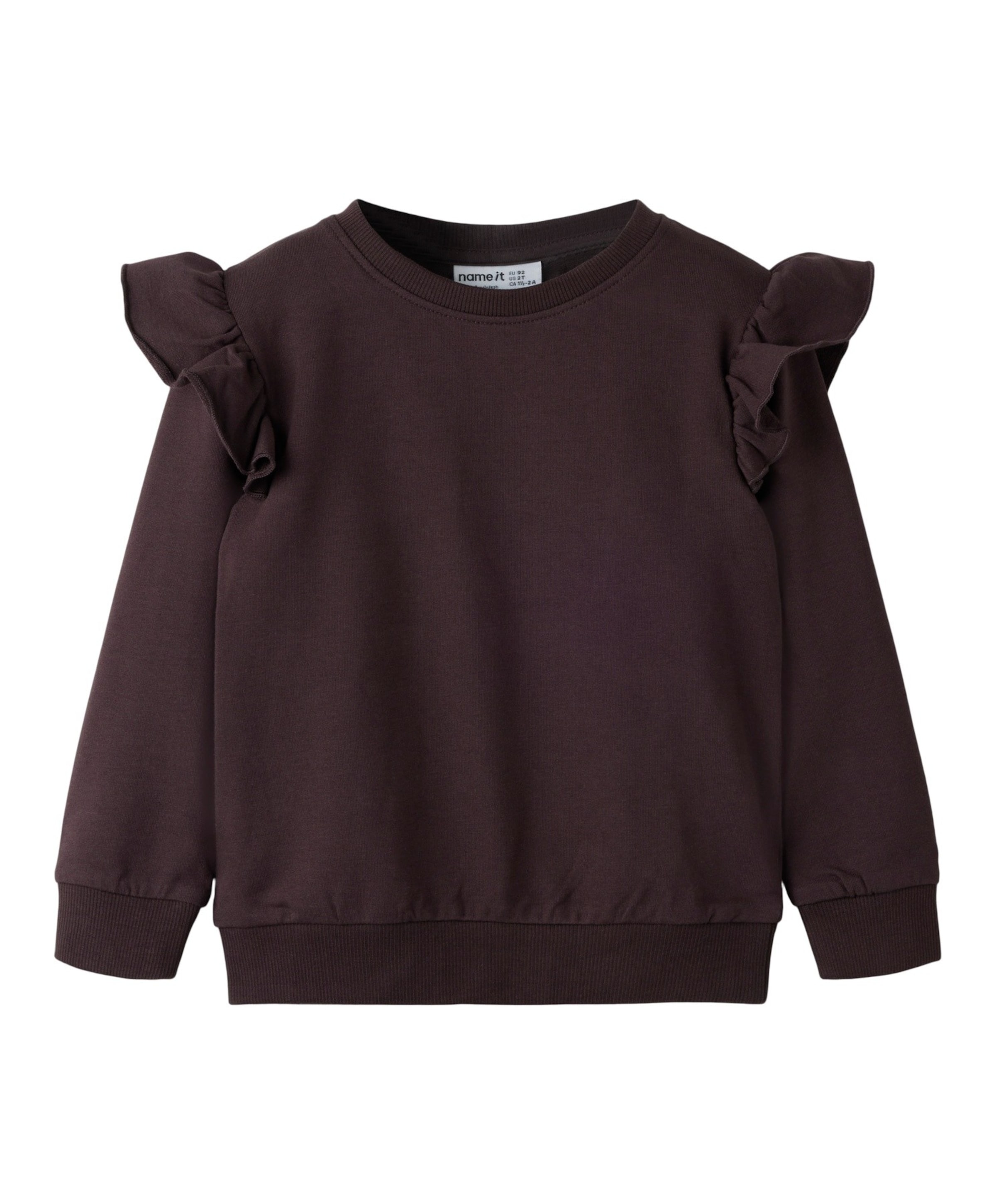 Meisjes sweater bruin