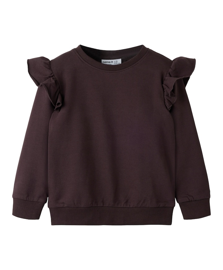 Meisjes sweater bruin