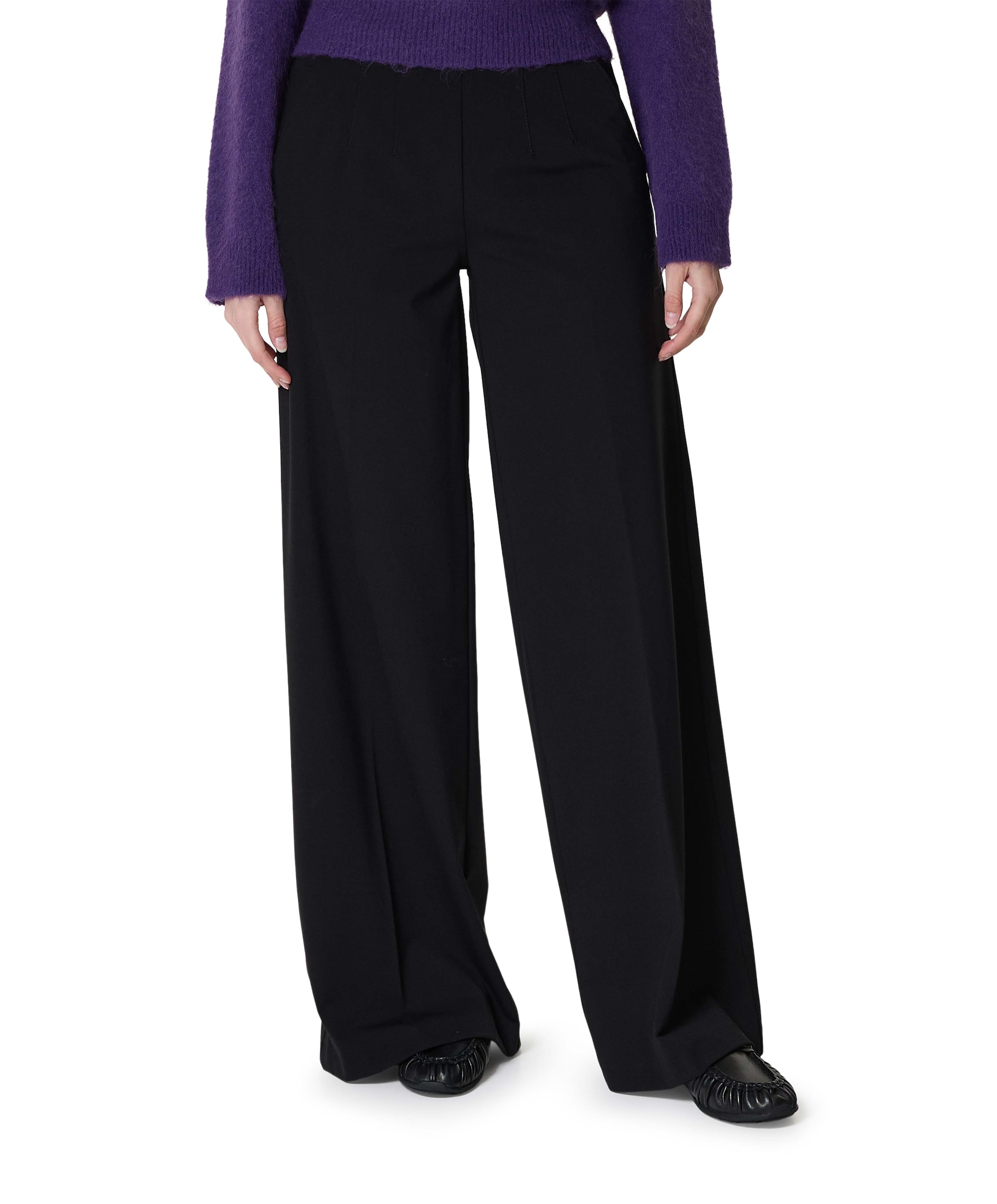 Jenny Palazzo dames broek zwart