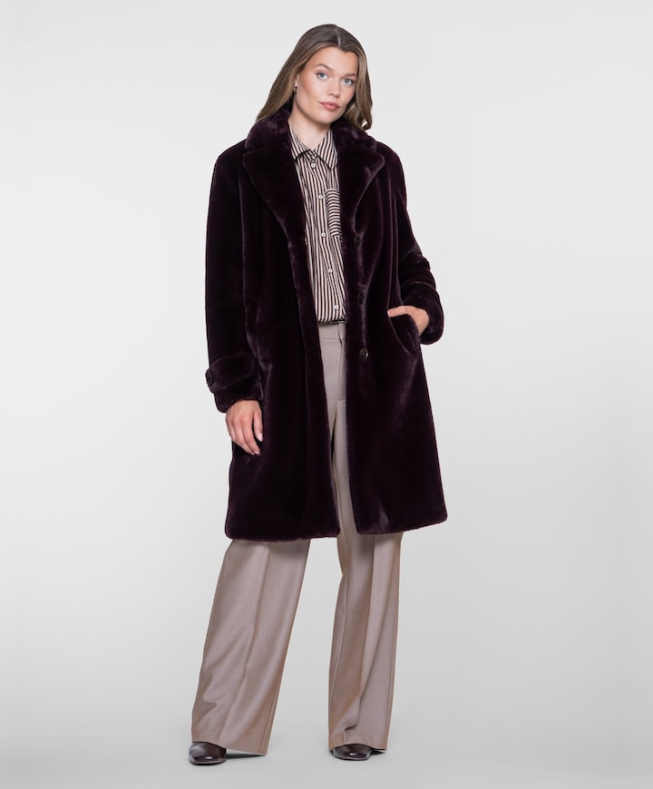 Dames gilet bordeaux