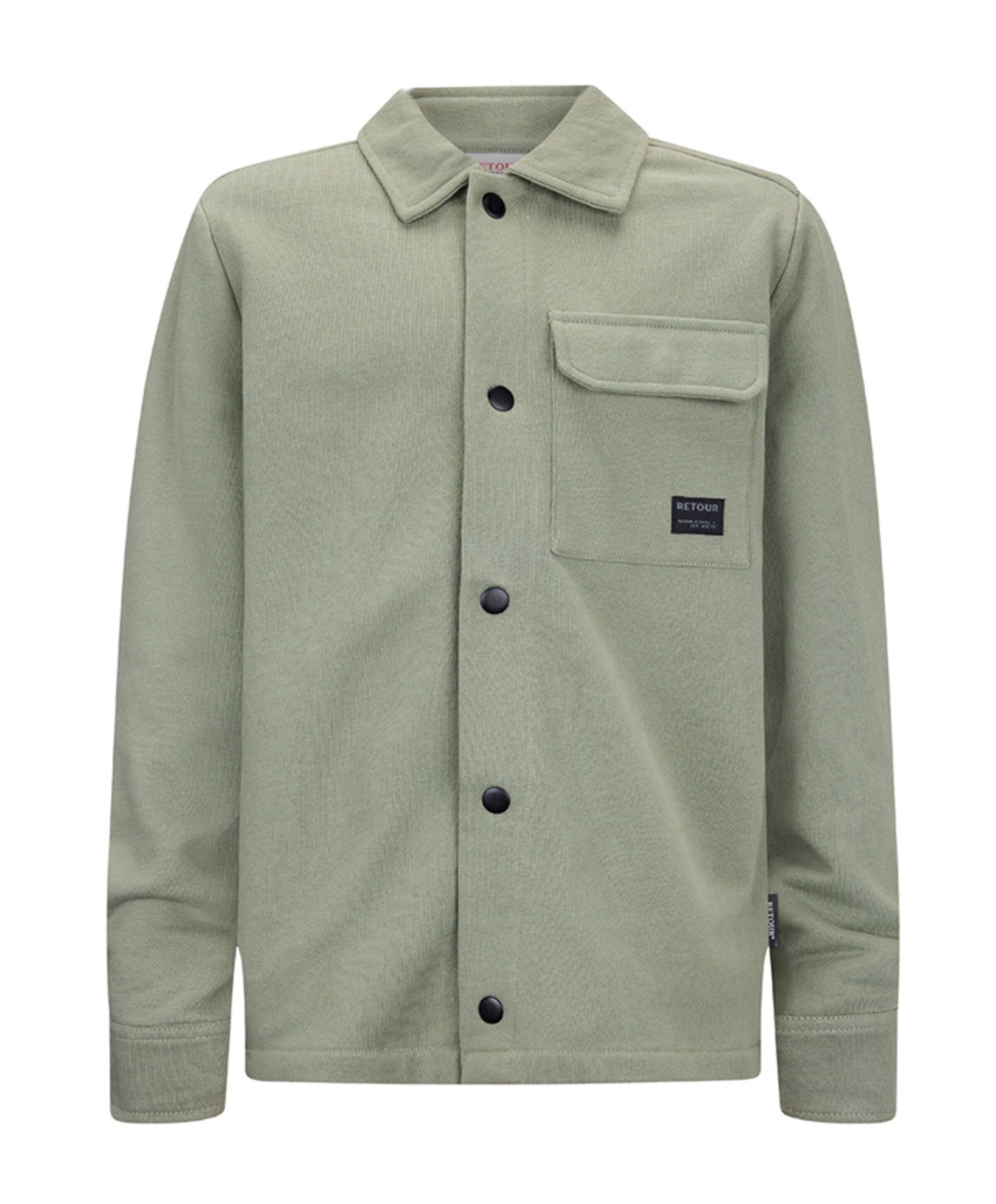 Jongens overhemd lange mouw groen